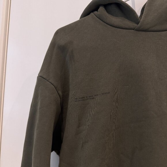 PANGAIA Hoodie in Khaki Green – Size XS - Picture 3 of 7